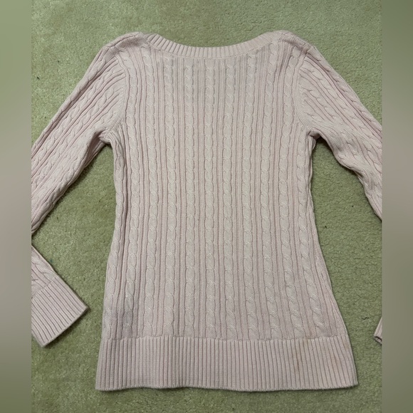 Hollister Pink Cable Knit Sweater - Picture 4 of 5